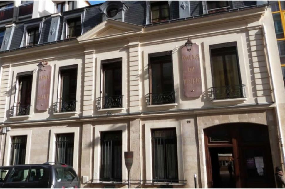 L’établissement dispose de 102 places Palais du Peuple CHRS Fondation Armée du Salut Paris