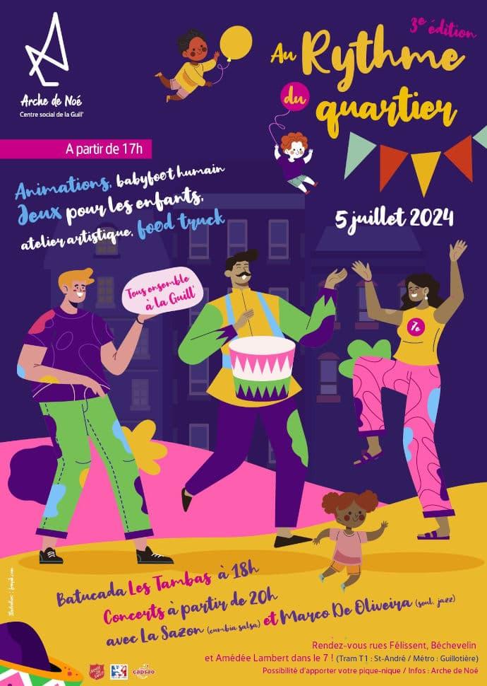 L'Arche de Noé à Lyon à la fête du quartier de la Guillotière 2024