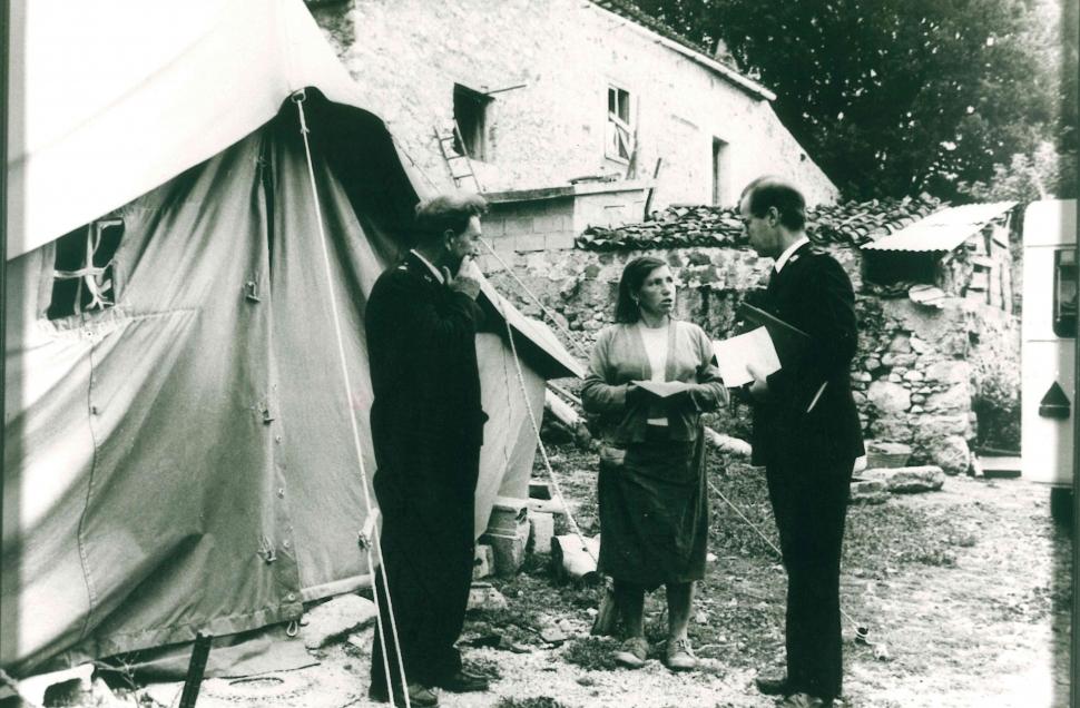 Souvenirs du tremblement de terre en Italie du sud en 1980