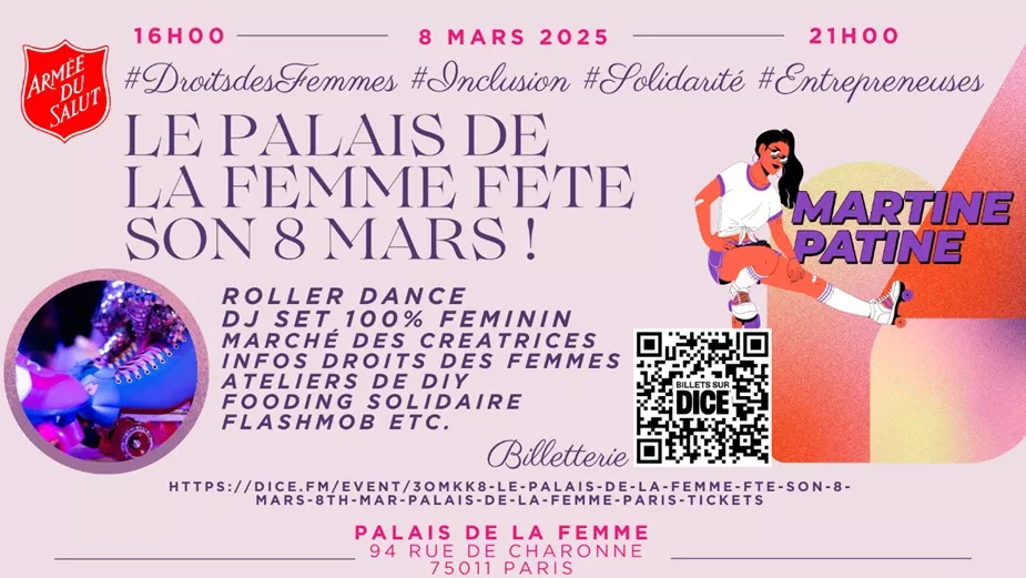 Le Palais de la Femme fête son 8 mars