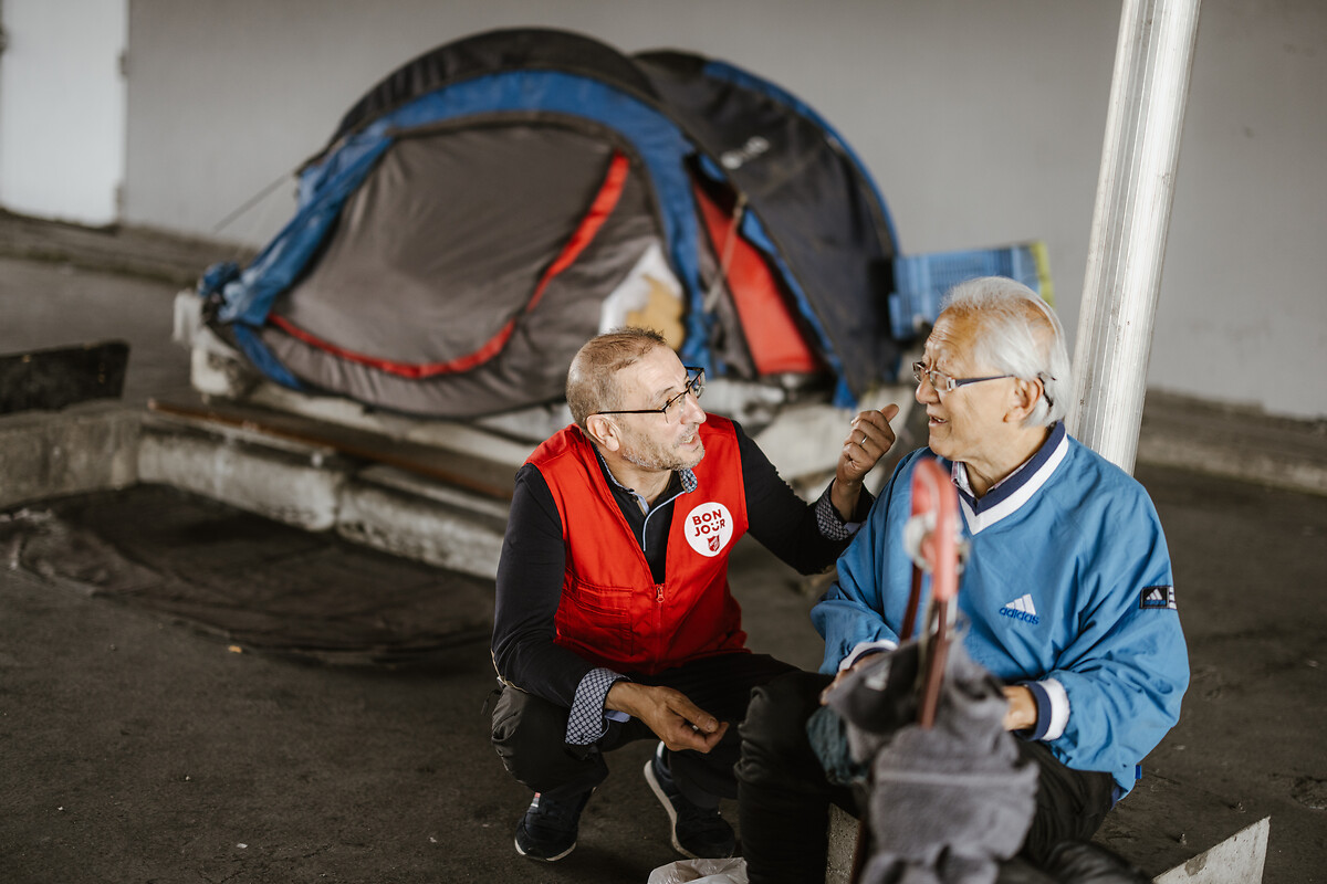 Actions de rue et premier accueil