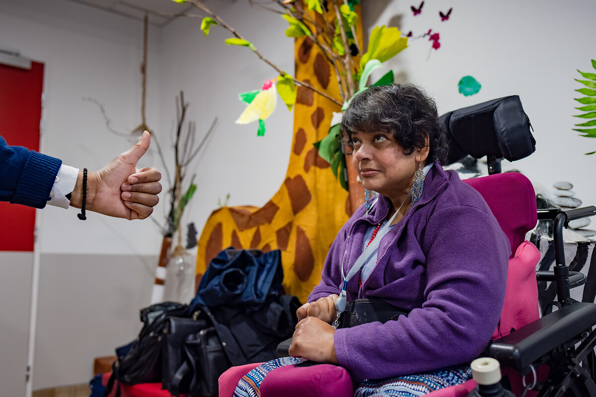 Mme Sareetah Lall Reportage sur l'accompagnement spirituel à la Maison d'accueil spécialisée de Montfermeil, Le Grand Saul