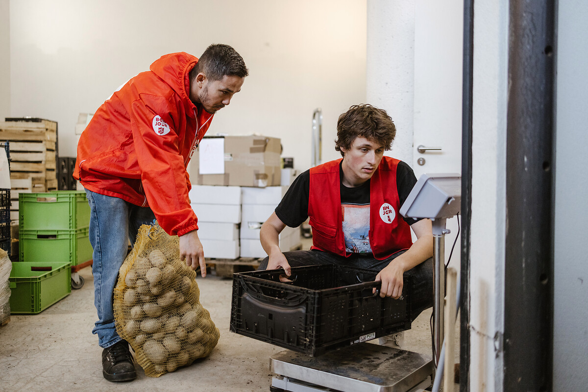 Dispositif Fruits et Légumes de l'Armée du Salut, Paris, mercredi 03 juillet 2024.